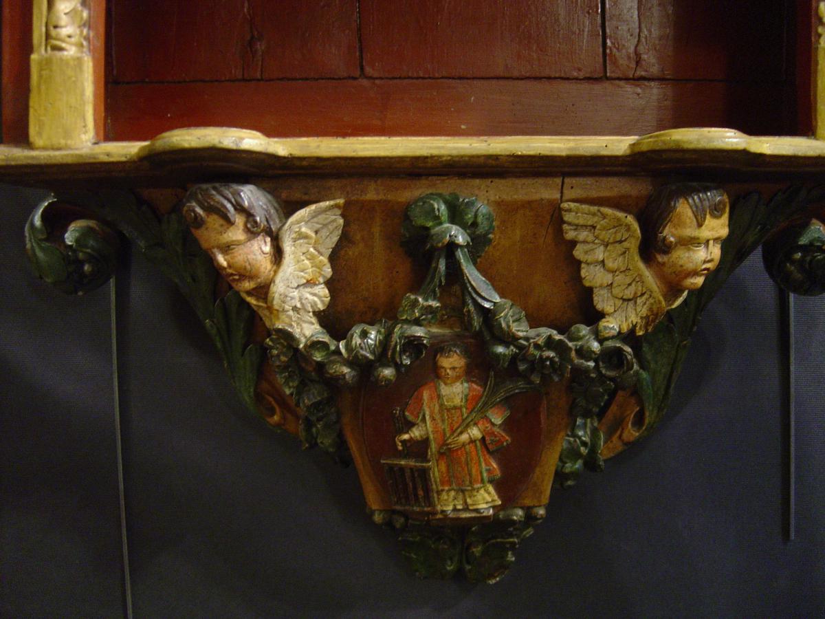 Shelves Wood Polychrome XVIII Century-photo-4