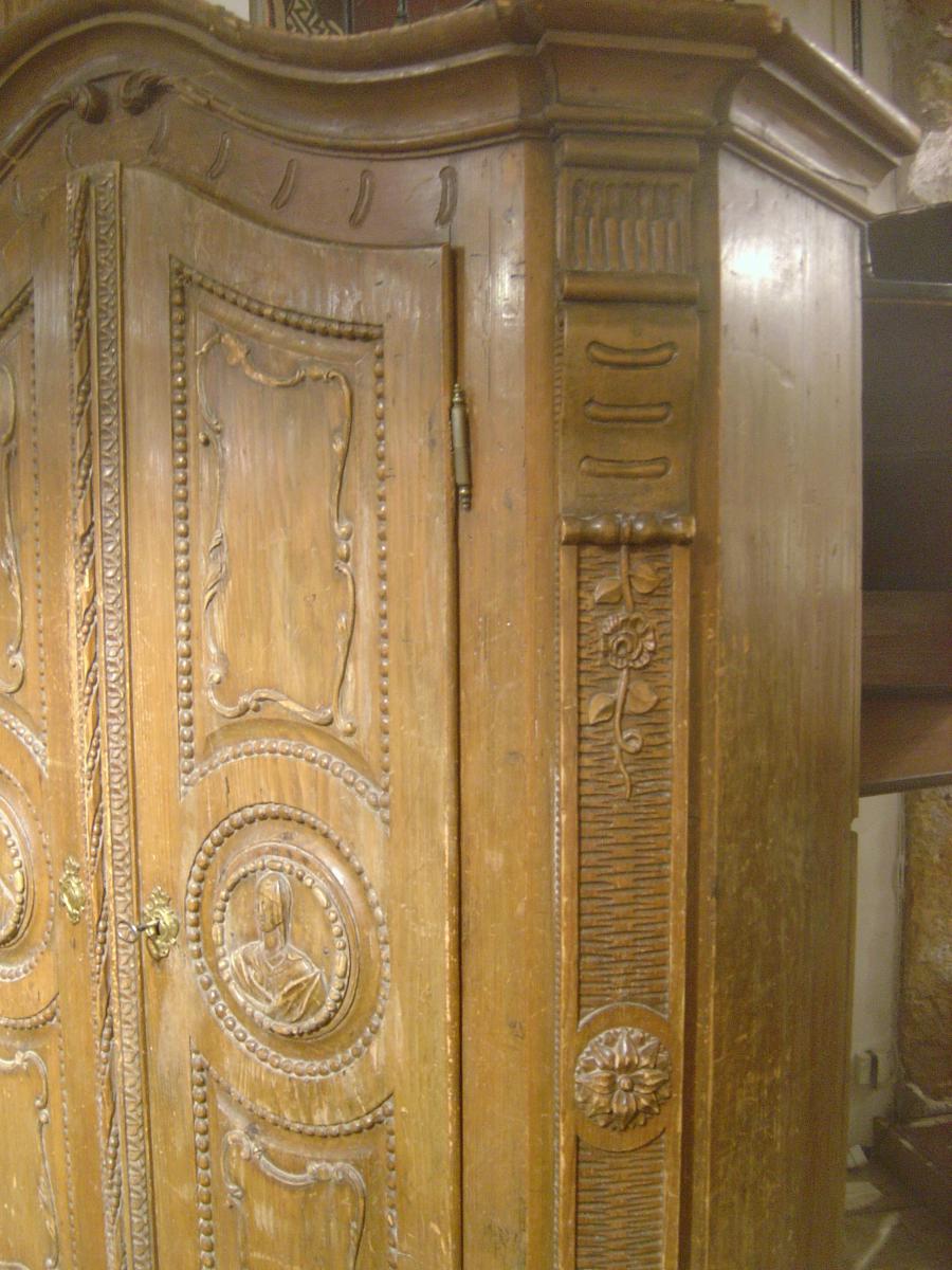 Armoire De Mariage, Art Populaire, Tyrol-photo-1