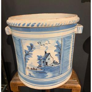 Earthenware Orange Tree Box From Nevers 18th Century 