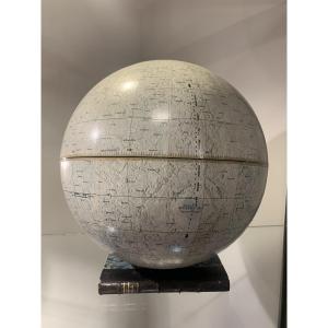 Lunar Globe For The Apollo 11 Manned Moon Landing And Return To Earth - July 16, 1969