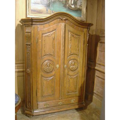 Armoire De Mariage, Art Populaire, Tyrol