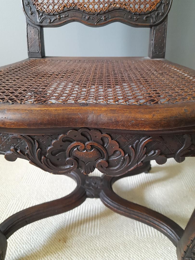 Four Louis XV Period Chairs-photo-3