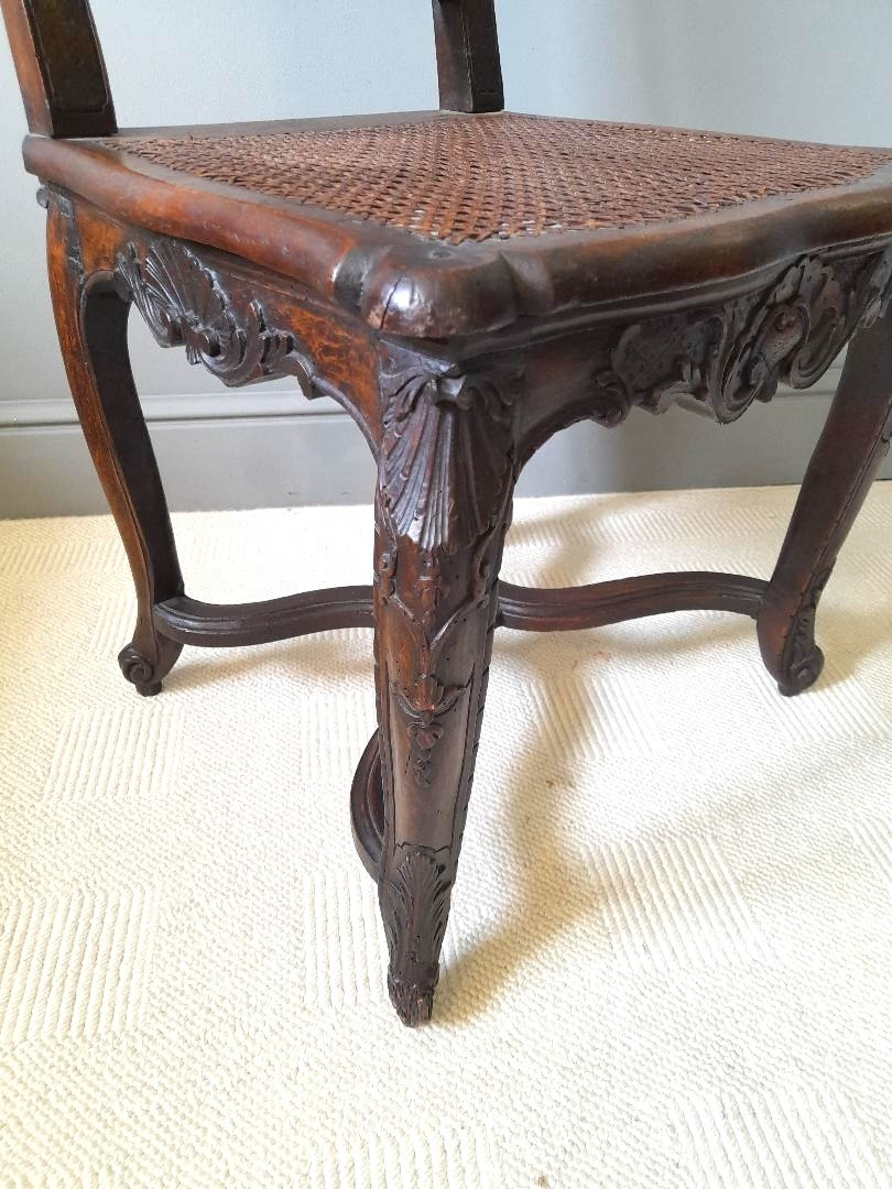 Four Louis XV Period Chairs-photo-5