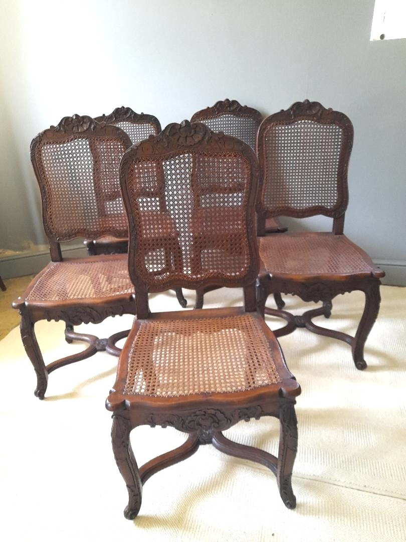 Four Louis XV Period Chairs-photo-6