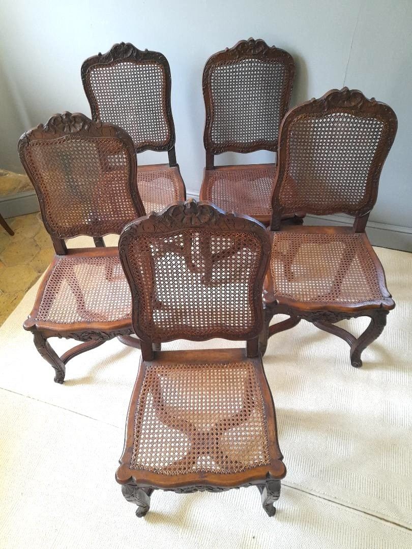Four Louis XV Period Chairs