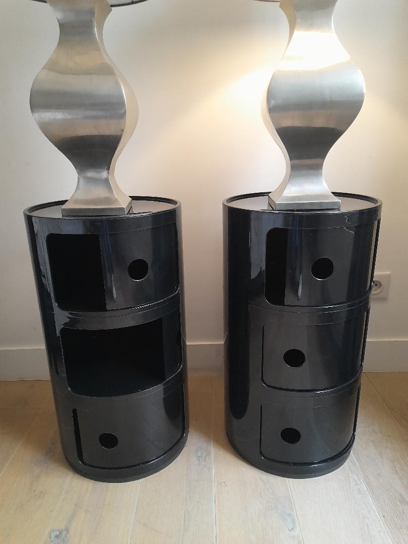 Paire de chevets KARTELL par Anna CASTELLI-photo-4