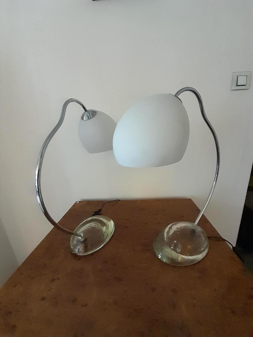 Pair Of Bedside Lamps By Renato Toso-photo-2