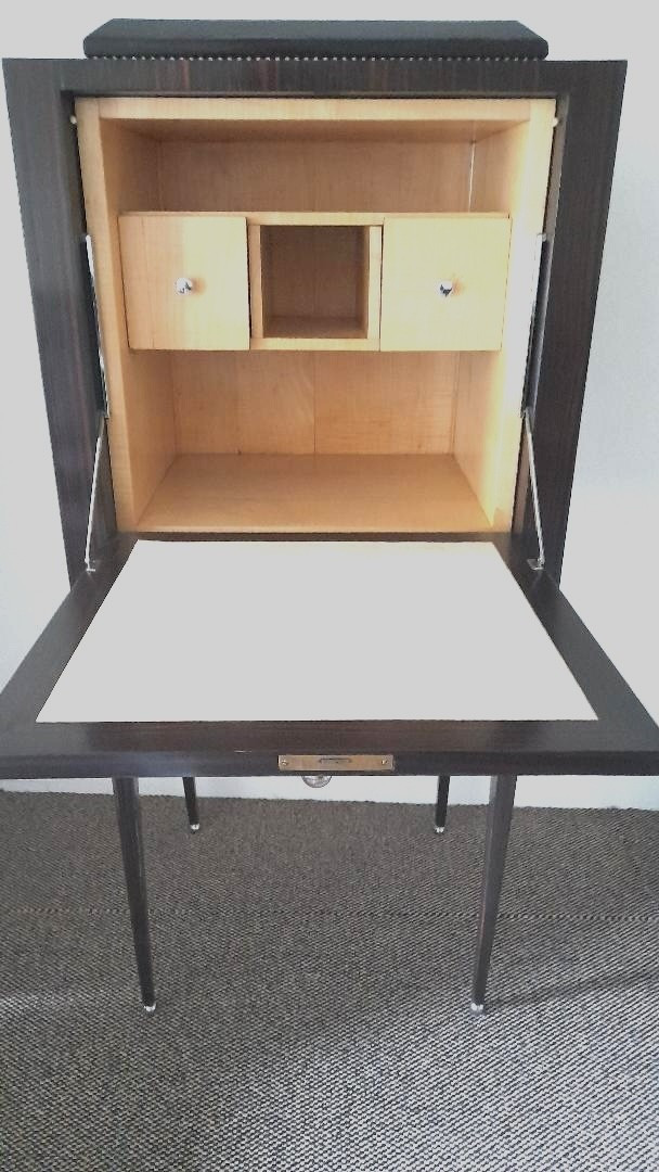 Cabinet en placage de palissandre de style ART DECO-photo-2