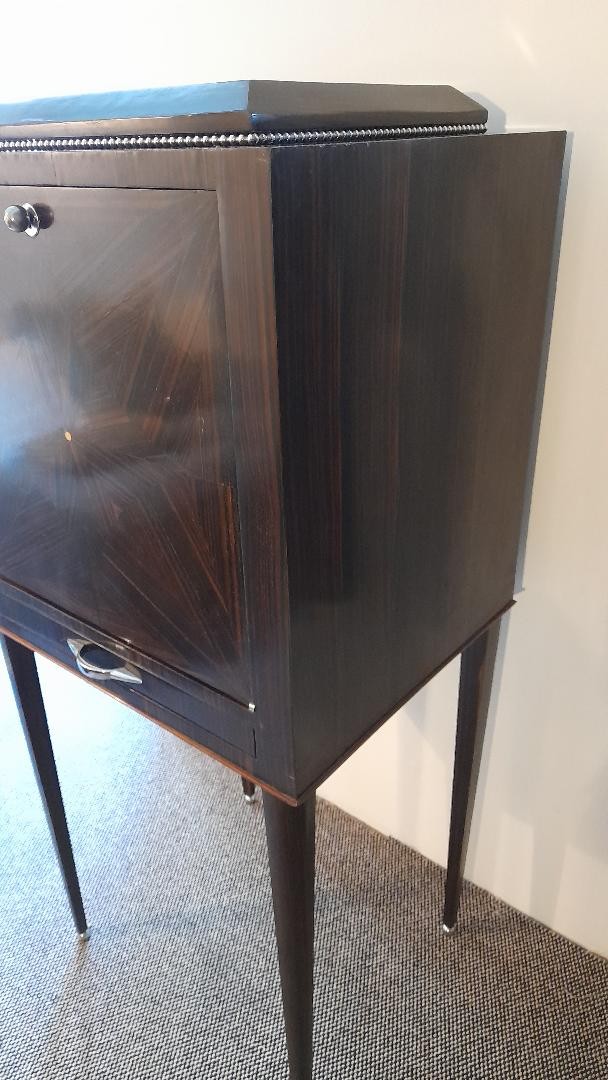 Cabinet en placage de palissandre de style ART DECO-photo-2