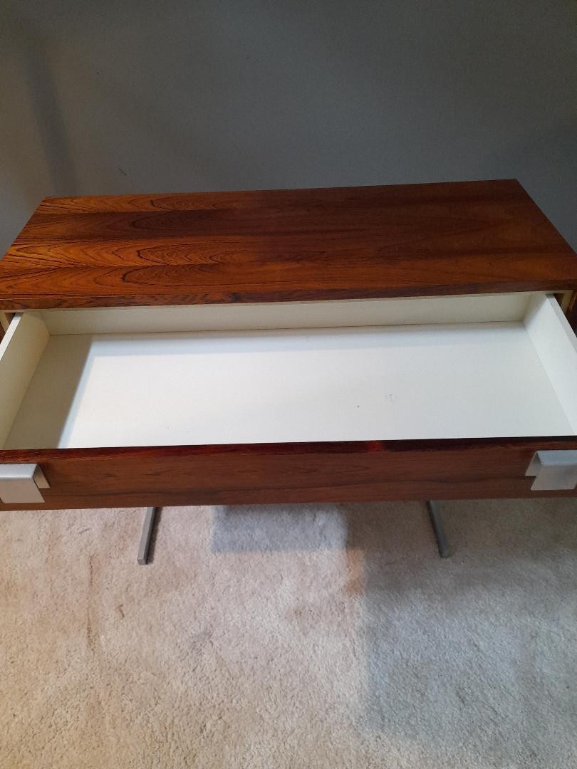 Designer Low Cabinet In Rosewood Veneer.-photo-3