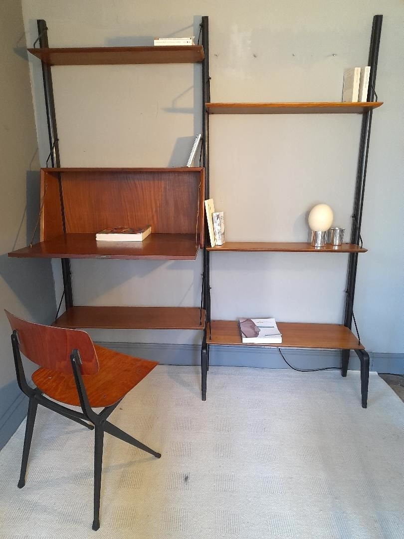 Bibliothèque années 60 par Louis VanTEEFELEN