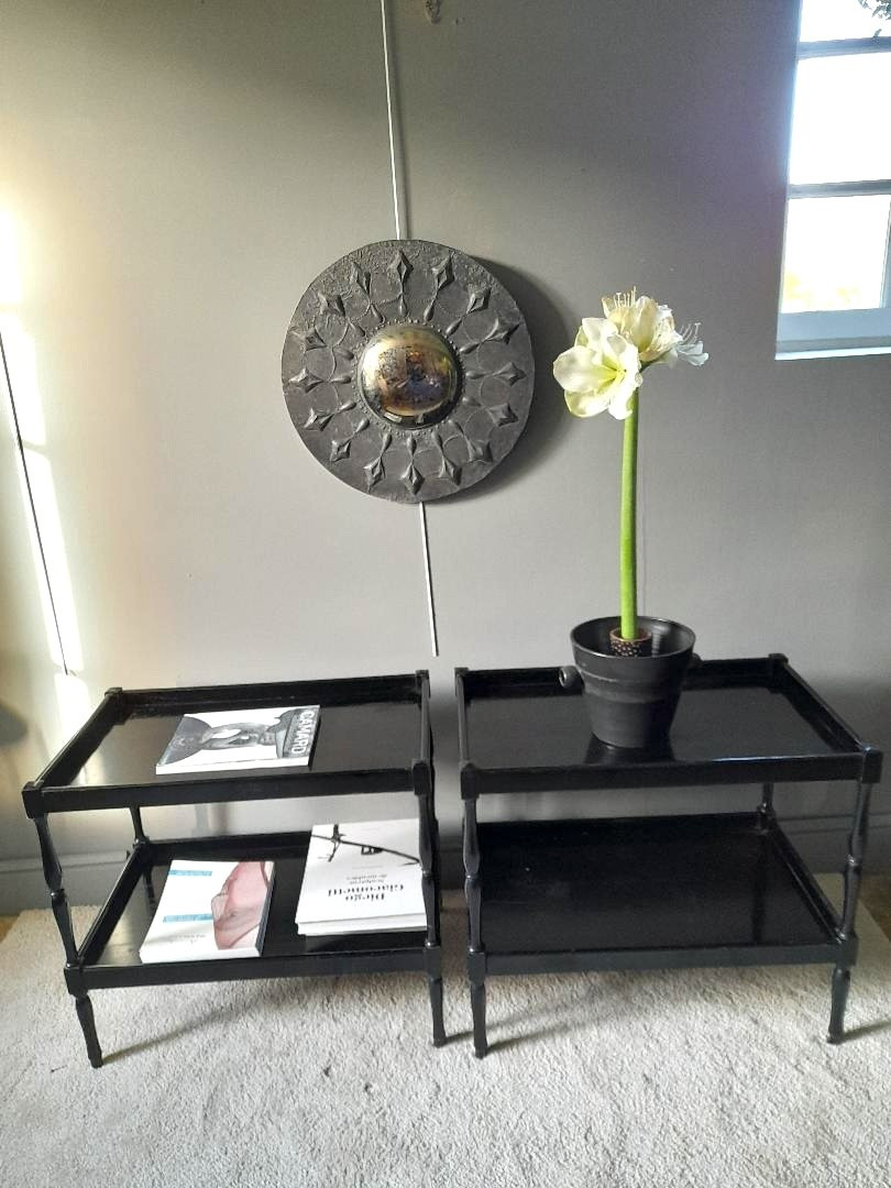 Paire de table bours de canapé