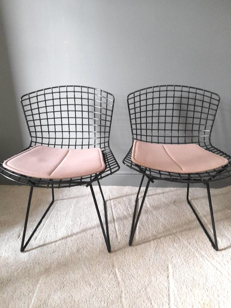 Six chaises BERTOIA édition KNOLL-photo-2