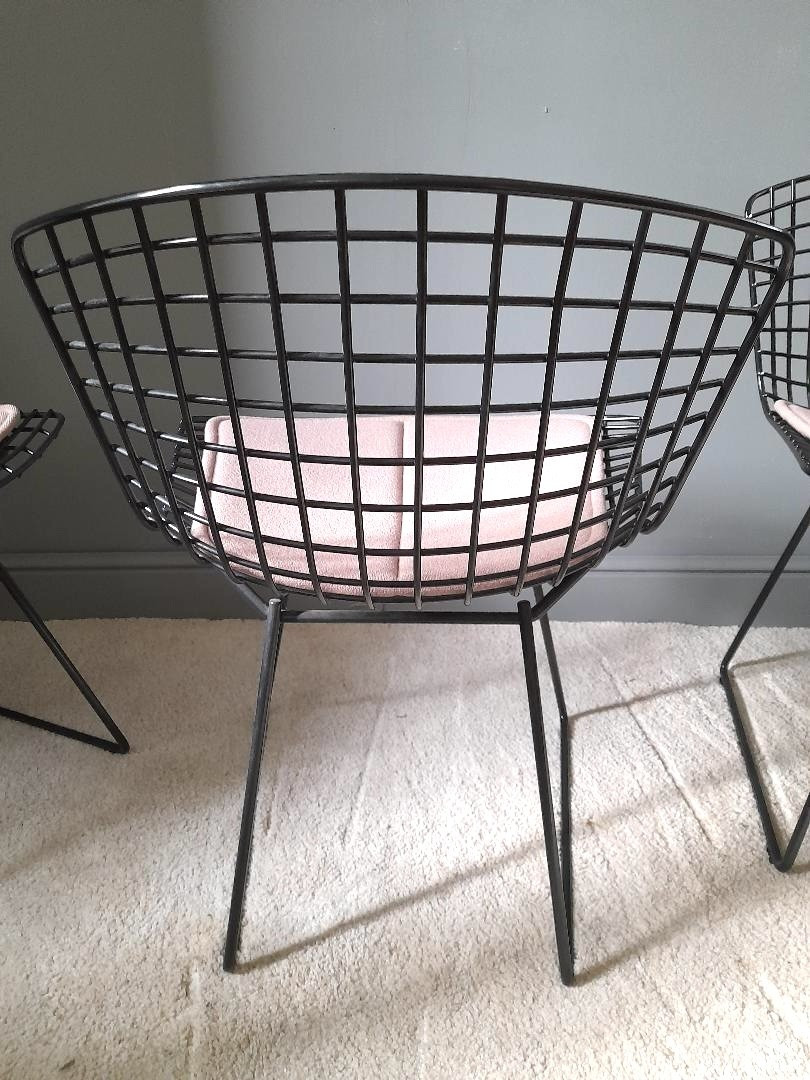 Six chaises BERTOIA édition KNOLL-photo-3