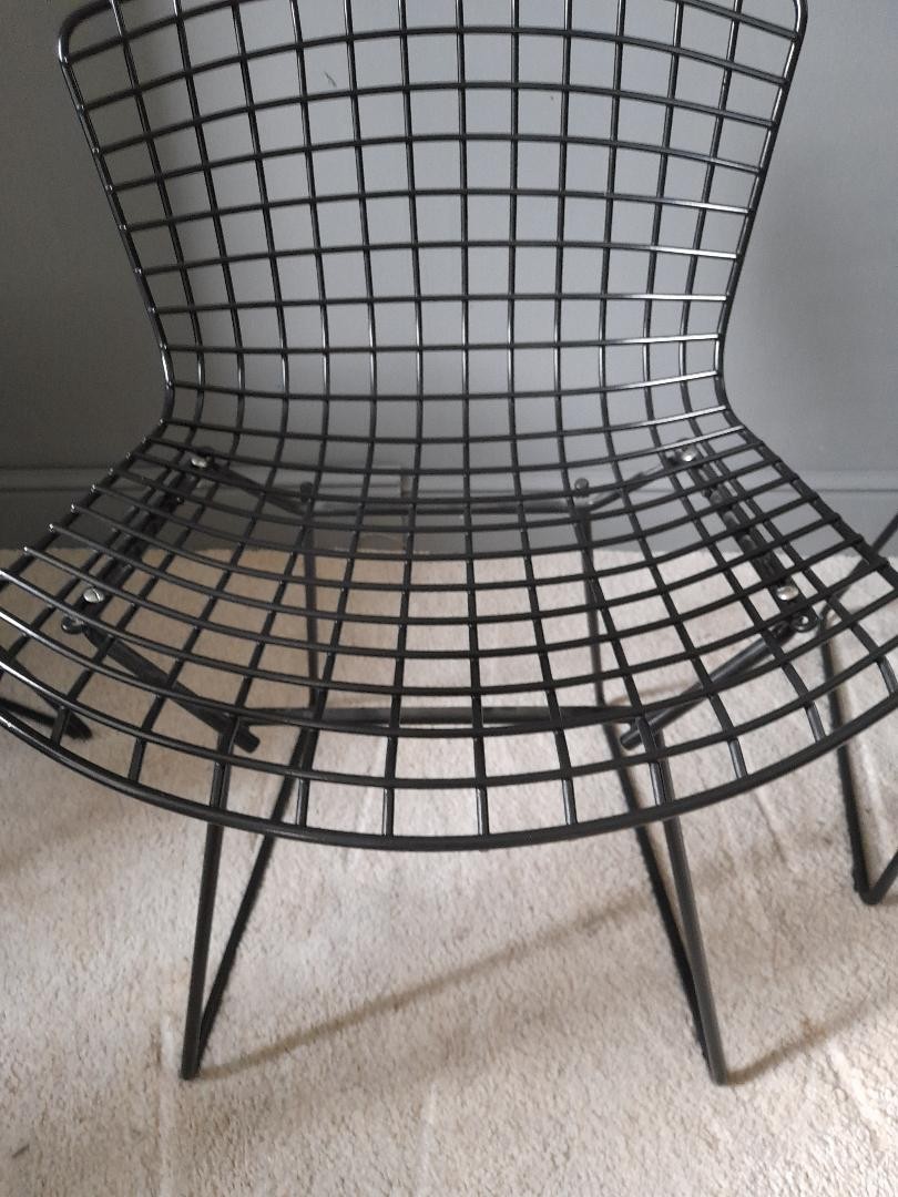 Six chaises BERTOIA édition KNOLL-photo-4