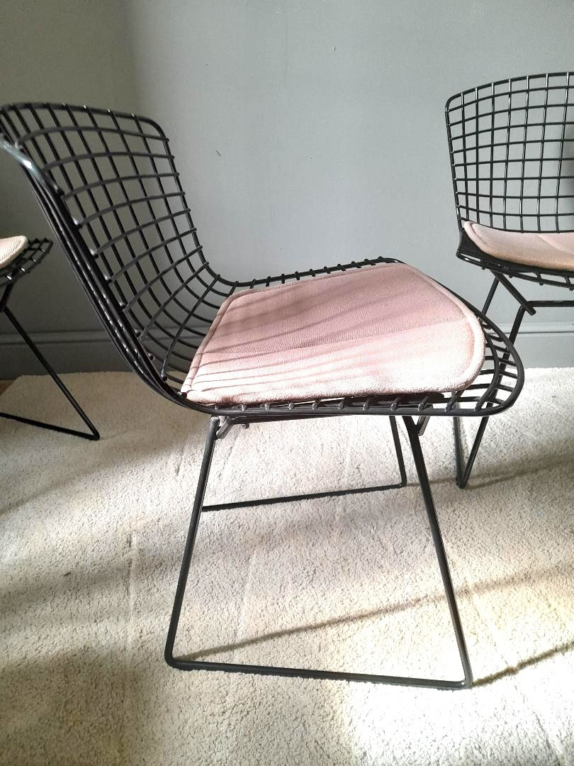 Six chaises BERTOIA édition KNOLL-photo-1