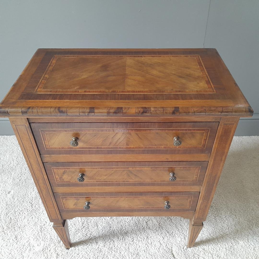 Petite commode de style Louis XVI-photo-3