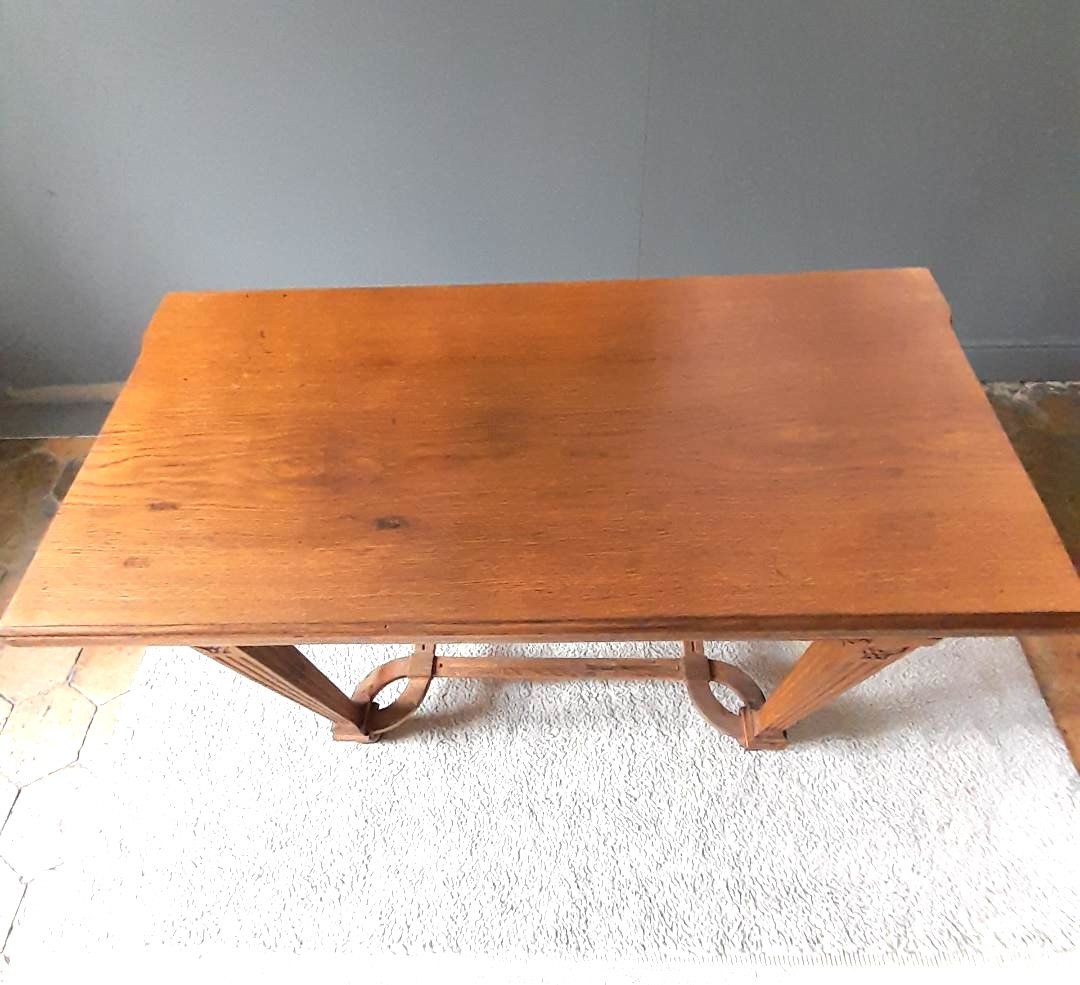 Table à Jeux en chêne clair -photo-2
