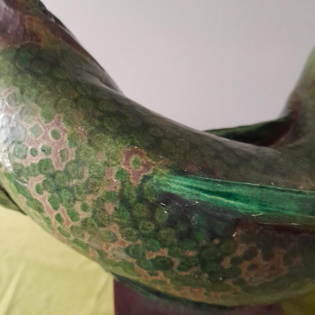 19th-century Chinese Ceramic Carp-photo-2