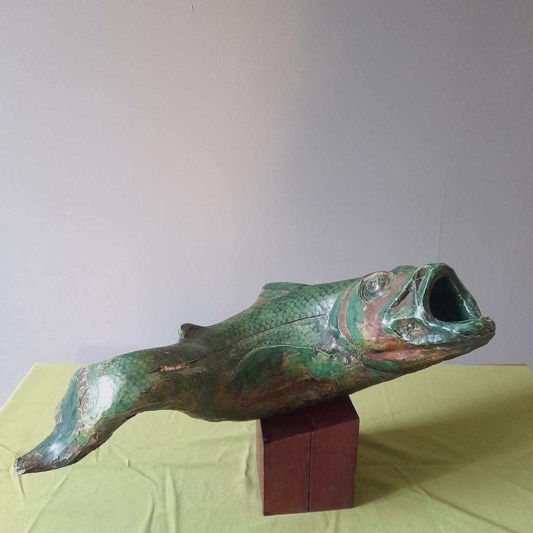 19th-century Chinese Ceramic Carp