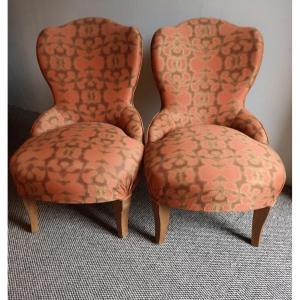 Pair Of Low Chairs