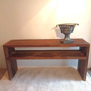 Solid Oak Console