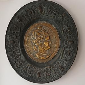 Large 19th Century Ornamental Wall Dish