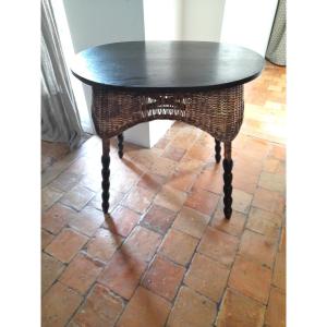 Wood And Bamboo Living Room Table