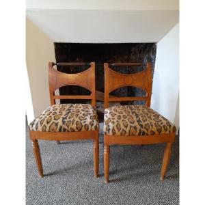 Pair Of Chairs In The Style Of Emilio Terry