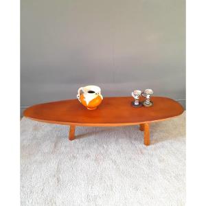 Table basse en bois année 70
