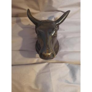 Bronze Sculpture Of An Ox Head