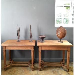Pair Of Oak Brackets