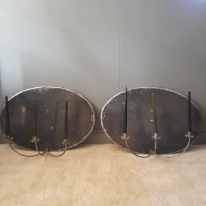 Pair Of Large Light Fixtures