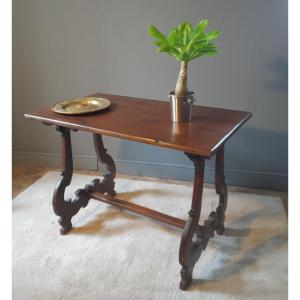 Table espagnole en noyer XIX è