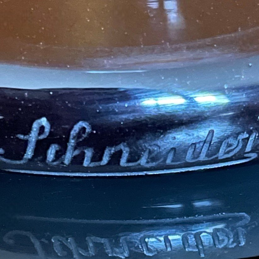 Grand Vase "Fleurettes" Schneider-photo-2