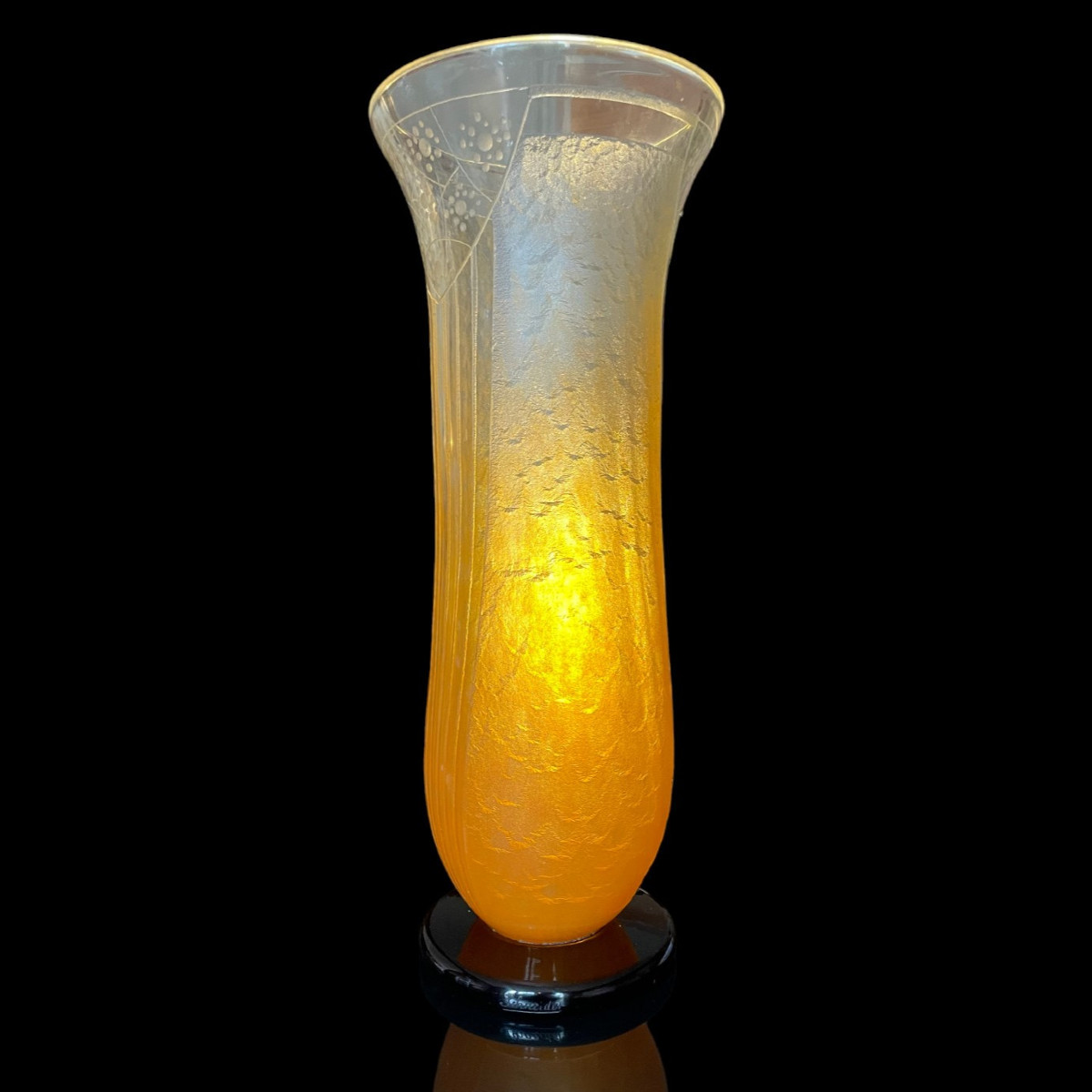 Grand Vase "Fleurettes" Schneider