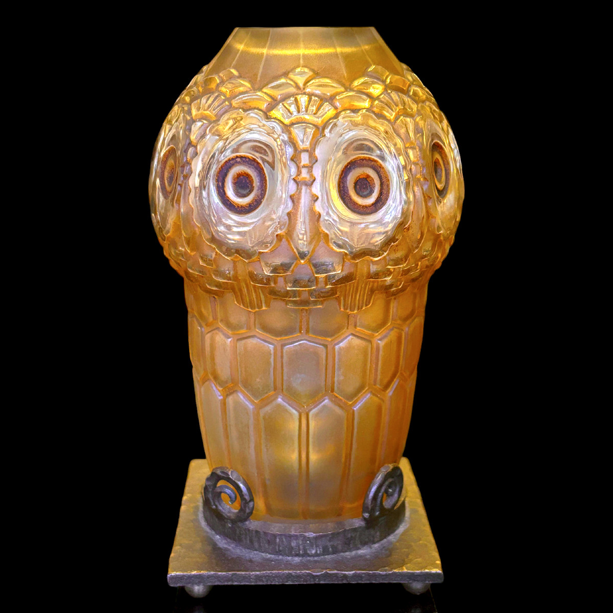 Art Deco Robj Owl Perfume Burner