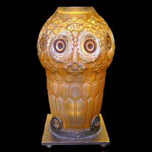 Art Deco Robj Owl Perfume Burner