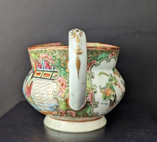 19th Canton Porcelain Creamer-photo-1