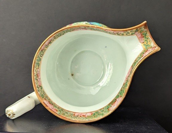 19th Canton Porcelain Creamer-photo-2