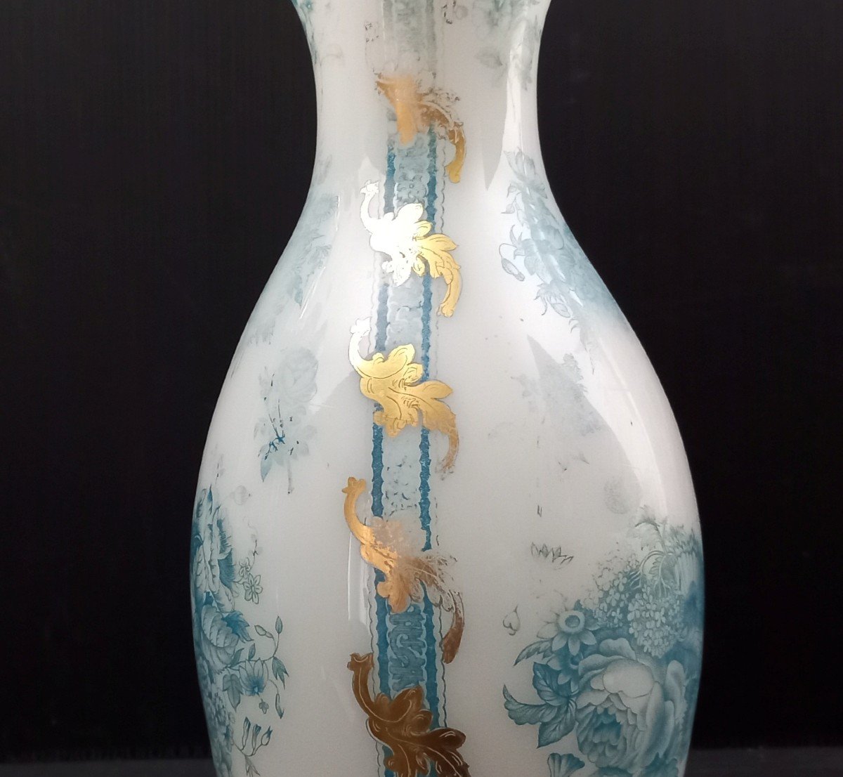 Vase En Opaline De Baccarat - XIXème-photo-4