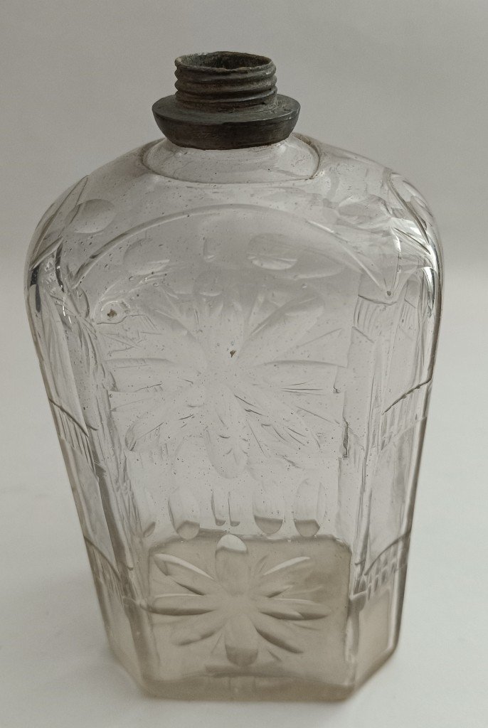 Flacon En Cristal De Bohème _ XVIIIème-photo-4