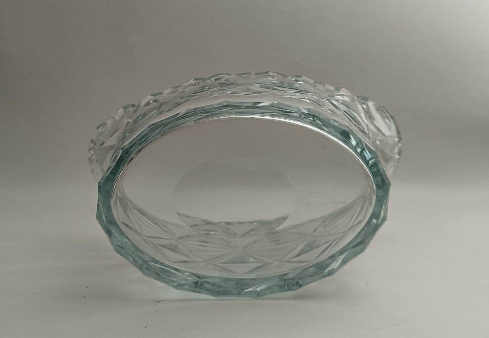 Cut Crystal Basket _ Early 19th Century-photo-2