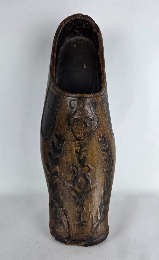 Enseigne de sabotier en bois_Art Populaire-photo-3