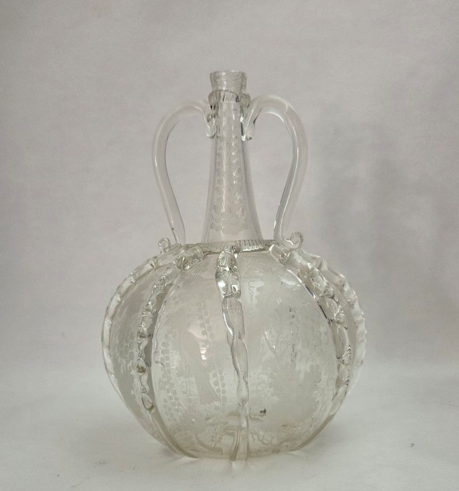 18th Century Dutch Blown Glass Carafe