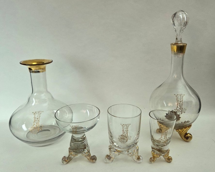 Service en verre de venise-photo-2
