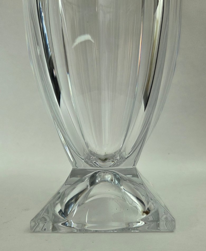 Très grand vase en cristal de Bohème-photo-3