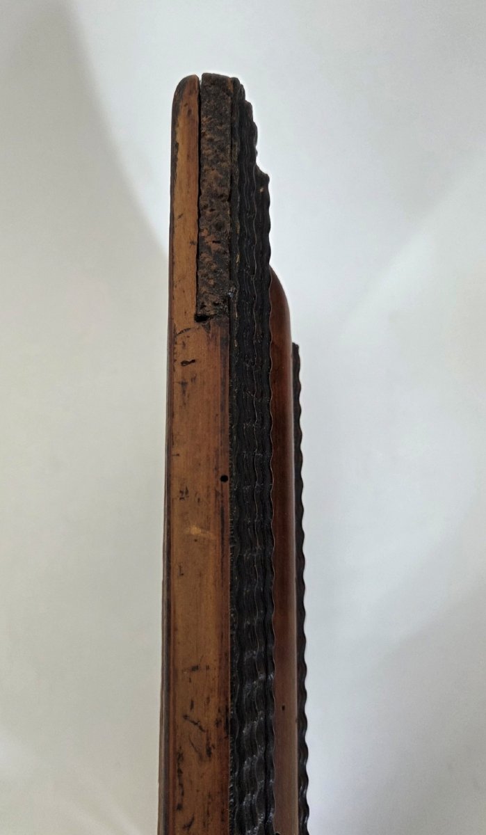 Mirroir Hollandais _  bois sculpté _ XVIIeme-photo-4