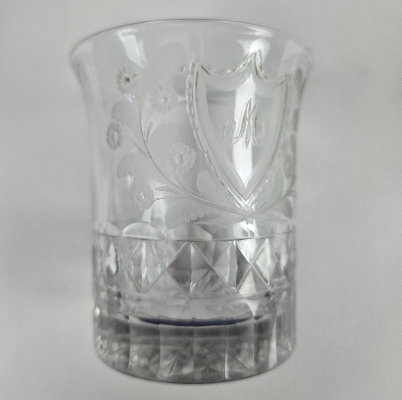 Gobelets de circonstance en cristal _ XIXème -photo-1