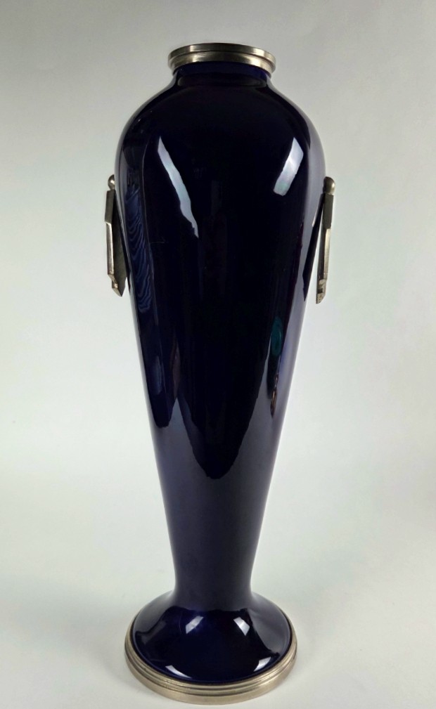 Vase en porcelaine bleu _ Art déco